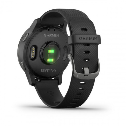 Умные часы Garmin Vivoactive 4s Wi-Fi, 40 мм серый/черный фото 2