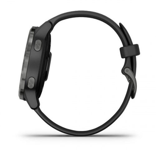 Умные часы Garmin Vivoactive 4s Wi-Fi, 40 мм серый/черный фото 5