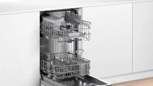 Встраиваемая посудомоечная машина Bosch SPV4HKX1DR, белый фото 3