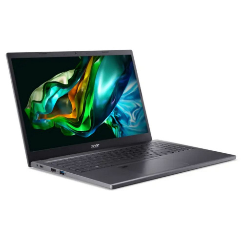 ACER Ноутбук Acer Aspire 5 A515-58P-55K7 Core i5 1355U 8Gb SSD512Gb Intel UHD Graphics 15.6" TN FHD (1920x1080) noOS silver WiFi BT Cam (NX.KHJER.004) фото 2