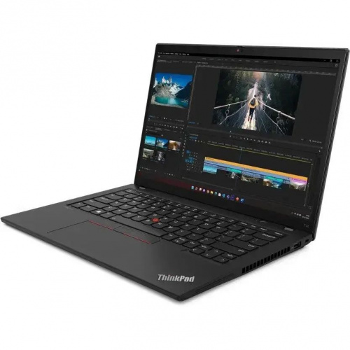 LENOVO Ноутбук Lenovo ThinkPad T14 G4, 14" (1920x1200) IPS/Intel Core i7-1360P/16 ГБ LPDDR5X/512 ГБ SSD/NVIDIA GeForce MX550 (4 Гб)/Без системы, Черный (21HEA02700-N001) фото 3