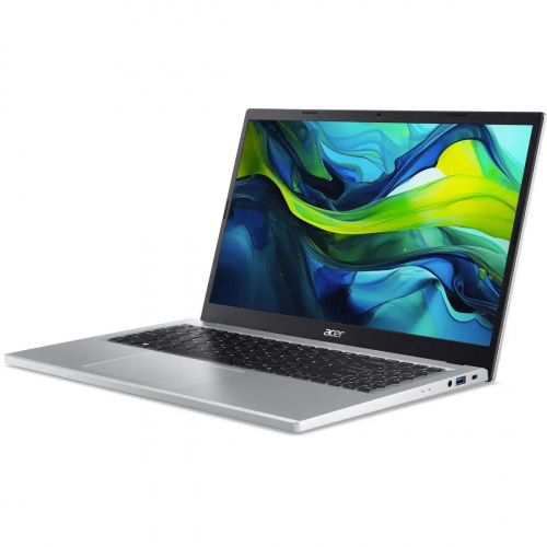 ACER Ноутбук Acer Aspire AG15-31P-339C, 15.6" (1920x1080) IPS/Intel Core i3-N305/8 ГБ LPDDR5/256 ГБ SSD/Intel UHD Graphics/Windows 11 Home, Серебристый (NX.KRPCD.002) фото 4