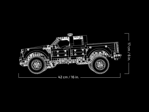 Конструктор LEGO Technic Пикап Ford F-150 Raptor 42126 фото 7