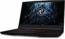 MSI Ноутбук игровой MSI GF63 Thin 11UC-1608XRU, 15.6", IPS, Intel Core i5 11260H 2.6ГГц, 6-ядерный, 16ГБ DDR4, 512ГБ SSD, NVIDIA GeForce RTX 3050 для ноутбуков - 4 ГБ, Free DOS, черный