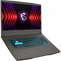 MSI Ноутбук MSI Thin 15 B12UC-1292RU, 15.6" (1920x1080) IPS 144Гц/Intel Core i7-12650H/16ГБ DDR4/512ГБ SSD/GeForce RTX 4050 6ГБ/Win 11 Home, серый (9S7-16R831-1292)