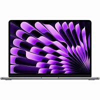 APPLE Ноутбук Apple MacBook Air 13, 13.6" (2560x1664) RETINA/Apple M3 (8 CPU, 10 GPU)/16 ГБ DDR5/512 ГБ SSD/macOS, Серый космос (MXCR3ZP/A)