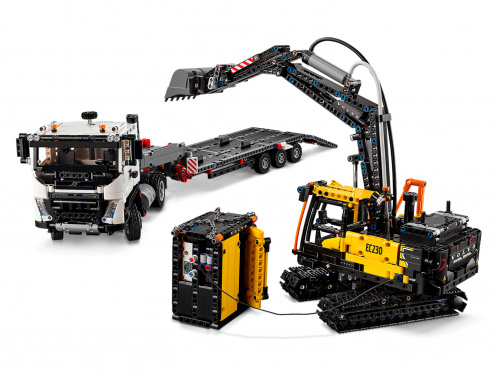 Конструктор LEGO Technic Грузовик Volvo FMX и электрический экскаватор EC230 42175 фото 8