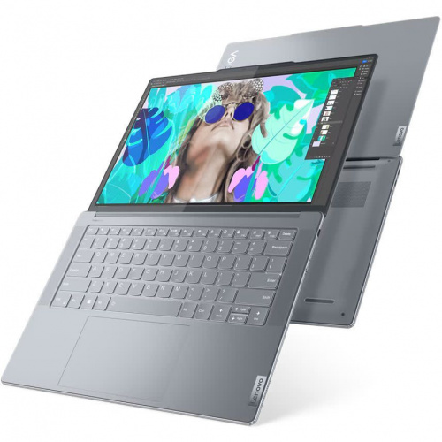 LENOVO Ноутбук Lenovo Yoga Slim 7 14APU8, 14.5" (2944x1840) OLED 90 Гц/AMD Ryzen 7 7840S/16 ГБ LPDDR5X/512 ГБ SSD/AMD Radeon Graphics/Windows 11 Home, Серый (83AA001CRU) фото 5