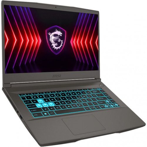 MSI Ноутбук MSI Thin 15 B12VE-1294XRU, 15.6" (1920x1080) IPS 144Гц/Intel Core i5-12450H/16ГБ DDR4/512ГБ SSD/GeForce RTX 4050 6ГБ/Без ОС, серый (9S7-16R831-1294) фото 2