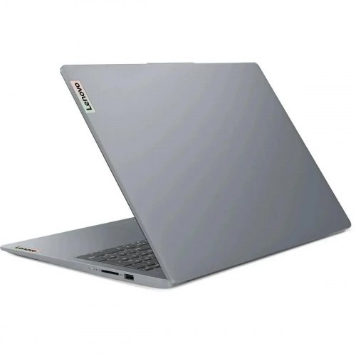 LENOVO Ноутбук Lenovo IdeaPad 3 Slim 15IRU8, 15.6" (1920x1080) TN/Intel Core i3-1315U/8 ГБ LPDDR5/256 ГБ SSD/Intel UHD Graphics/Без системы, Серый (82X700BVPS_RU) фото 4