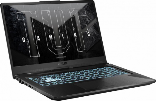 ASUS Ноутбук ASUS TUF Gaming F17 FX706HEB-HX157W, 17.3", IPS, Intel Core i5 11400H 16ГБ, 512ГБ SSD, NVIDIA GeForce RTX 3050 Ti для ноутбуков - 4096 Мб, Windows 11 Home, черный [90nr0714-m002r0]