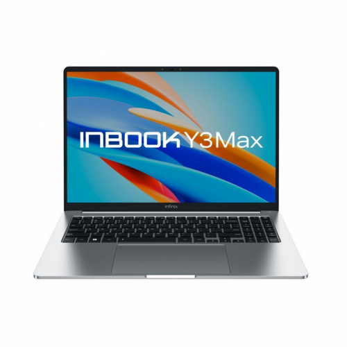 INFINIX Ноутбук Infinix INBOOK Y3 MAX YL613, 16" (1920x1200) IPS/Intel Core i3-1215U/16ГБ DDR4/512ГБ SSD/UHD Graphics/Win 11 Home, серебристый (71008301584)