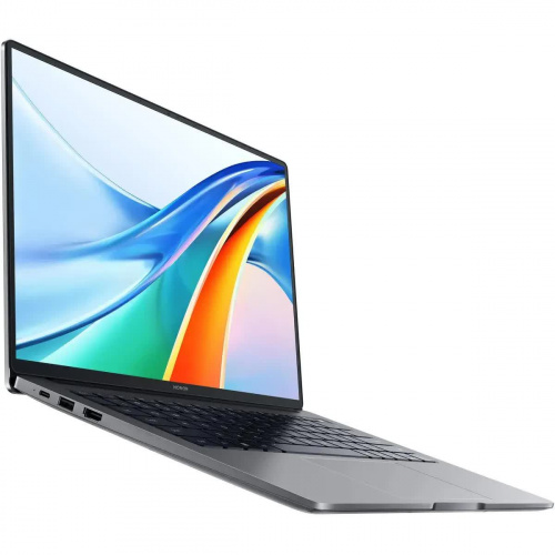 HONOR Ноутбук Honor MagicBook X14, 14" (1920x1200) IPS/AMD Ryzen 5 7640HS/16 ГБ LPDDR5X/512 ГБ SSD/AMD Radeon Graphics/Без системы, Серый (5301AKAU) фото 4