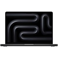 APPLE Ноутбук Apple MacBook Pro 14 2023, 14.2" (3024x1964) Retina XDR 120Гц/Apple M3 Pro/18ГБ DDR5/512ГБ SSD/M3 Pro 14-core GPU/MacOS/Английская клавиатура/Блок питания EU, черный космос (MRX33ZP/A)