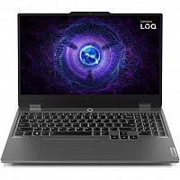 LENOVO Ноутбук Lenovo LOQ 15IRX9, 15.6" (1920x180) IPS 144Гц/Intel Core i7-13650HX/16ГБ DDR5/512ГБ SSD/GeForce RTX 4060 8ГБ/Без ОС, серый (83DV0070PS)