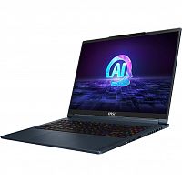 MSI Ноутбук MSI Creator 16 AI Studio A1VHG-061RU, 16" UHD+ (3840x2400) IPS 120 Гц/Intel Core Ultra 9 185H 2.3 ГГц, 16 ядер/32 ГБ DDR5 5600 МГц/2 ТБ SSD/NVIDIA GeForce RTX 4080 12 ГБ/Windows 11 Pro, синий (9S7-15F312-061)