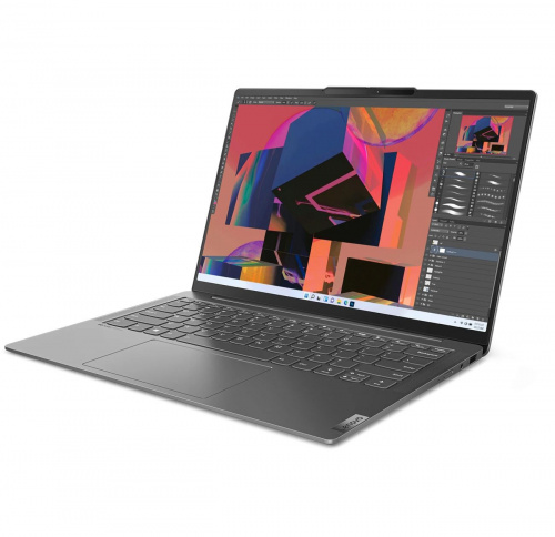 LENOVO Ноутбук Lenovo Yoga Slim 6 14APU8, 14" (2240x1400) IPS/AMD Ryzen 7 7840U/16ГБ LPDDR5/1ТБ SSD/Radeon 780M/Windows 11 Home, серый (82X3002URK) фото 4