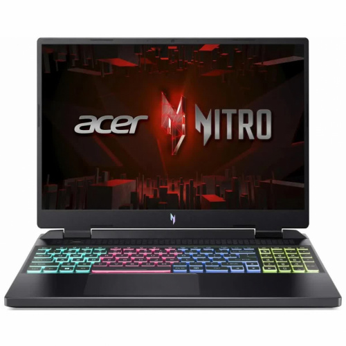 ACER Ноутбук Acer Nitro 16 AN16-41-R3YQ Ryzen 7 7735H 16Gb SSD1Tb NVIDIA GeForce RTX4070 8Gb 16" IPS WQXGA (2560x1600) Windows 11 Home Single Language black WiFi BT Cam (NH.QKDCD.001)