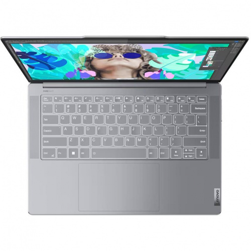 LENOVO Ноутбук Lenovo Yoga Slim 7 14APU8, 14.5" (2944x1840) OLED 90 Гц/AMD Ryzen 7 7840S/16 ГБ LPDDR5X/512 ГБ SSD/AMD Radeon Graphics/Windows 11 Home, Серый (83AA001CRU) фото 3