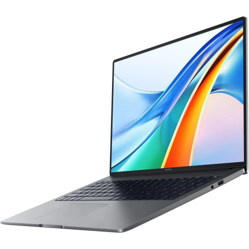 HONOR Ноутбук Honor MagicBook X16 Pro 2024, 16" WUXGA (1920x1200) IPS/Intel Core i5-13420H 2.1 ГГц, 8 ядер/8 ГБ LPDDR4X 4266 МГц/512 ГБ SSD/Intel UHD Graphics/Windows 11 Home, серый (5301AHQV) фото 4