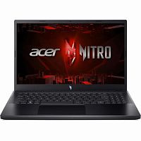 Ноутбук Acer Nitro V 15 ANV15-51-593U, 15.6" (1920x1080) IPS 144 Гц/Intel Core i5-13420H/16 ГБ DDR5/512 ГБ SSD/NVIDIA GeForce RTX 4050 для ноутбуков (6 Гб)/Без системы, Черный (NH.QNBER.003)