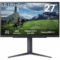 Монитор LG 27" UltraGear 27GS85Q-B 2560x1440 IPS 200Hz 1ms FreeSync HDMI DisplayPort