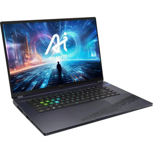 Ноутбук Gigabyte AORUS 16X, 16" (2560x1600) IPS 165 Гц/Intel Core i7-13650HX/16 ГБ DDR5/1024 ГБ SSD/NVIDIA GeForce RTX 4060 для ноутбуков (8 Гб)/Без системы, Серый (9KG-43KZC54SD) фото 4