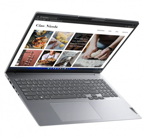 LENOVO Ноутбук Lenovo ThinkBook 16 G4+ IAP, 16" (1920x1200) IPS/Intel Core i7-1255U/16ГБ LPDDR5/512ГБ SSD/Iris Xe Graphics/Windows 11 Pro, серый (21CY003MPB) фото 4