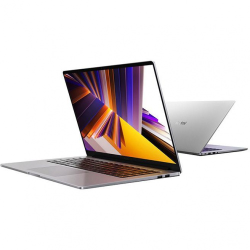 Xiaomi Ноутбук Xiaomi RedmiBook, 16" (2880x1800) IPS 120 Гц/Intel Core i5-13500H/16 ГБ DDR5/512 ГБ SSD/Intel Iris Xe Graphics/Windows Trial (пробный период), Серебристый (JYU4582CN) фото 2