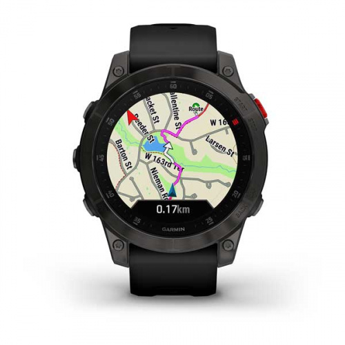 Умные часы Garmin epix (Gen 2) Sapphire Editions 47 мм, Wi-Fi, Black Titanium фото 9