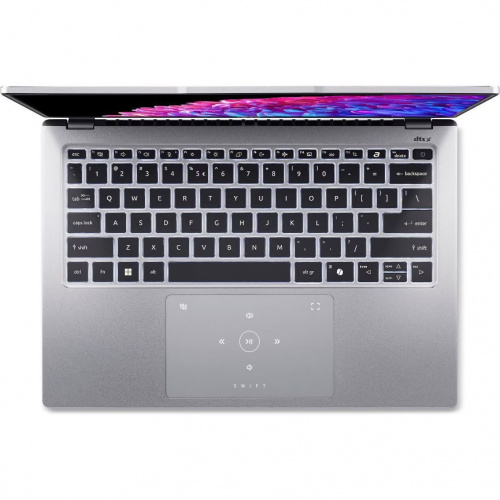 ACER Ноутбук Acer Swift Go SFG14-73-77U8, 14" (2880x1800) IPS/Intel Core Ultra 7 155H/16 ГБ DDR5/1024 ГБ SSD/Intel Arc Graphics/Windows 11 Home, Серебристый (NX.KV4CD.001) фото 3