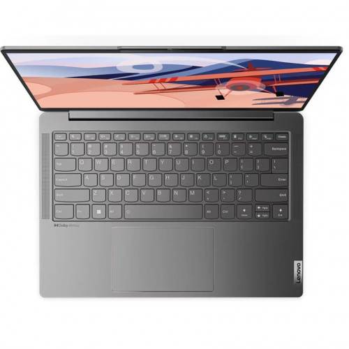 LENOVO Ноутбук Lenovo Yoga Slim 6 14IRH8, 14" (2240x1400) IPS/Intel Core i7-13700H/16 ГБ LPDDR5X/512 ГБ SSD/Intel Iris Xe Graphics/Windows 11 Home, Серый (83E0003GRK) фото 3