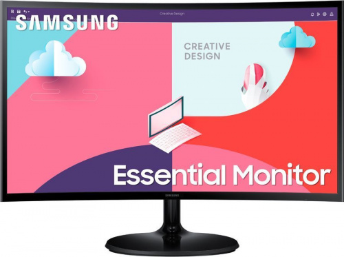 Монитор 27" Samsung S27C360EAI 1920x1080 VA LED 75Гц 4ms VGA HDMI фото 3