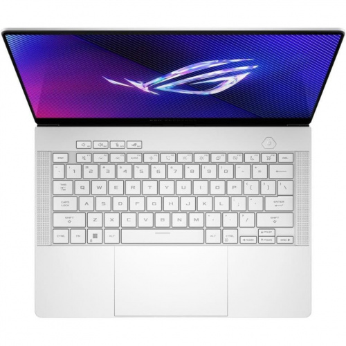 ASUS Ноутбук Asus ROG Zephyrus G14 GA403UU-QS080 Platinum White AMD Ryzen 7-8845HS/16G/1Tb SSD/14" OLED WQXGA+ (2880x1800) 120hz/NV RTX4050 6G/WiFi/BT/NoOS фото 3