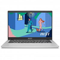 Ноутбук MSI Modern 14 C12M-239RU, 14" (1920x1080) IPS/Intel Core i5-1235U/8ГБ DDR4/512ГБ SSD/Iris Xe Graphics/Win 11 Home, серебристый (9S7-14J111-239)