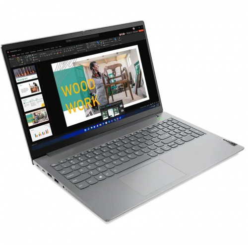 LENOVO Ноутбук Lenovo ThinkBook 15 G4 IAP, 15.6" (1920x1080) IPS/Intel Core i5-1235U/16ГБ DDR4/512ГБ SSD/Iris Xe Graphics/Без ОС, серый (21DJ000LRU) фото 2