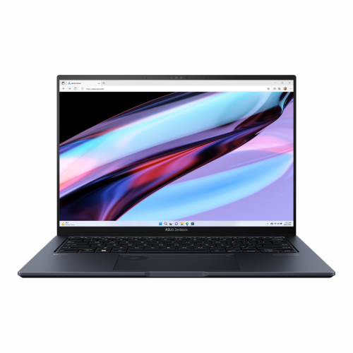 ASUS Ноутбук ASUS Zenbook Pro 14 OLED UX6404VI-P1125X, 14.5" (2880x1800) OLED 120Гц сенсорный/Intel Core i9-13900H/32ГБ DDR5/2ТБ SSD/GeForce RTX 4070 8ГБ/Windows 11 Pro, черный (90NB0Z81-M00560)