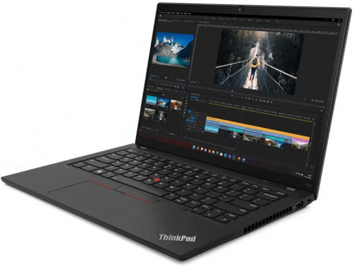 LENOVO Ноутбук Lenovo ThinkPad T14 Gen 4, 14" (1920x1200) IPS/Intel Core i7-1355U/32ГБ DDR5/1ТБ SSD/Iris Xe Graphics/Win 11 Pro, черный (21HD0051RT) фото 2