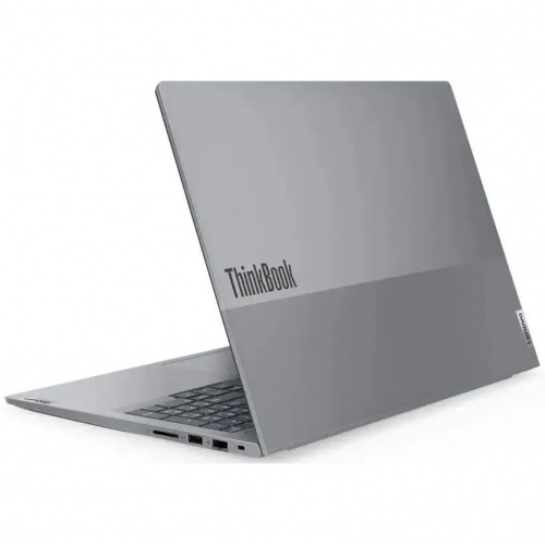 LENOVO Ноутбук Lenovo ThinkBook 16 G6 IRL, 16" (1920x1200) IPS/Intel Core i7-13700H/16 ГБ DDR5/512 ГБ SSD/Intel Iris Xe Graphics/Без системы, Серый (21KH00EGUE) фото 2