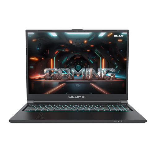 GIGABYTE Ноутбук GIGABYTE G6, 16" (1920x1200) IPS 165Гц/Intel Core i5-13500H/16ГБ DDR5/512ГБ SSD/GeForce RTX 4050 6ГБ/Без ОС, черный (MF-52KZ853SD)