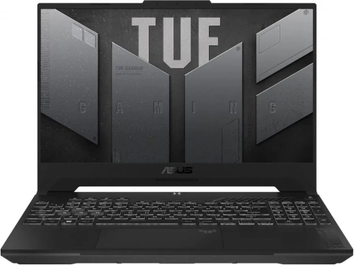 ASUS Ноутбук игровой ASUS TUF Gaming F15 FX507ZV4-LP047, 15.6", IPS, Intel Core i7 12700H 3.5ГГц, 14-ядерный, 16ГБ DDR4, 1ТБ SSD, NVIDIA GeForce RTX 4060 для ноутбуков - 8 ГБ, без операционной системы, серый