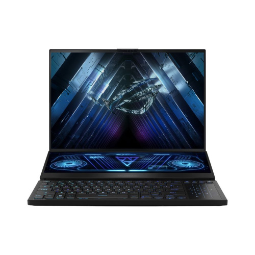 ASUS Ноутбук ASUS ROG Zephyrus Duo 16 GX650PY-NM049W, 16" (2560x1600) IPS 240Гц/AMD Ryzen 9 7945HX/32ГБ DDR5/2ТБ SSD/GeForce RTX 4090 16ГБ/Windows 11 Home, черный (90NR0BI1-M002U0)