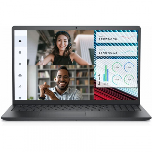 DELL Ноутбук Dell Vostro 3520, 15.6" (1920x1080) IPS 120 Гц/Intel Core i5-1235U/16 ГБ DDR4/512 ГБ SSD/Intel Iris Xe Graphics/Ubuntu, Черный (HDL5A9102G5)