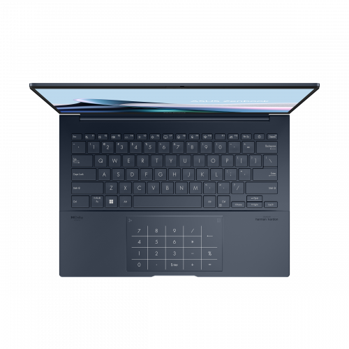 ASUS Ноутбук ASUS Zenbook 14 OLED UX3405MA-QD489, 14" (1920x1200) OLED/Intel Ultra 5 125H/16ГБ LPDDR5X/1ТБ SSD/Arc Graphics/Без ОС, синий (90NB11R1-M00ST0) фото 3