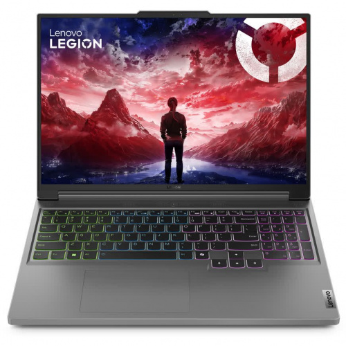 Ноутбук Lenovo Legion Slim 5 16ARP9, 16" (2560x1600) IPS 165 Гц/AMD Ryzen 7 7735HS/16 ГБ DDR5/1024 ГБ SSD/NVIDIA GeForce RTX 4070 для ноутбуков (8 Гб)/Без системы, Серый (83EX000TRK)