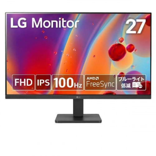 Монитор 27" LG 27MR400-B IPS, 1920x1080, D-sub+HDMI, 5 ms, 178°/178°, 250 cd/m, 1300:1, 100Hz фото 3