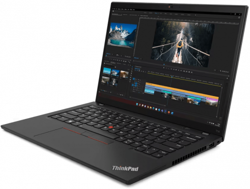 LENOVO Ноутбук Lenovo ThinkPad T14 Gen 4, 14" (1920x1200) IPS/Intel Core i7-1355U/16ГБ DDR5/512ГБ SSD/Iris Xe Graphics/Win 11 Pro, черный (21HD0077US) фото 3