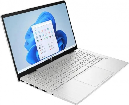 HP Ноутбук HP Pavilion x360 14-ek1015ci Core i7 1355U 16Gb SSD512Gb Intel Iris Xe graphics 14" IPS Touch FHD (1920x1080) Free DOS silver WiFi BT Cam (84J78EA) фото 4