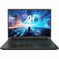 Ноутбук Gigabyte G6X, 16" (1920x1200) IPS 60 Гц/Intel Core i7-13650HX/16 ГБ DDR5/1024 ГБ SSD/NVIDIA GeForce RTX 4060 для ноутбуков (8 Гб)/Без системы, Черный (9KG-43KZ854SD)