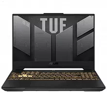 ASUS Ноутбук ASUS TUF Gaming F15 FX507ZM-HN116 15.6" 1920x1080, Intel Core i7 12700H 2.3 ГГц, RAM 8 ГБ, DDR5, SSD 1 ТБ, NVIDIA GeForce RTX 3060, без ОС, 90NR09A2-M007Z0, jaeger Gray